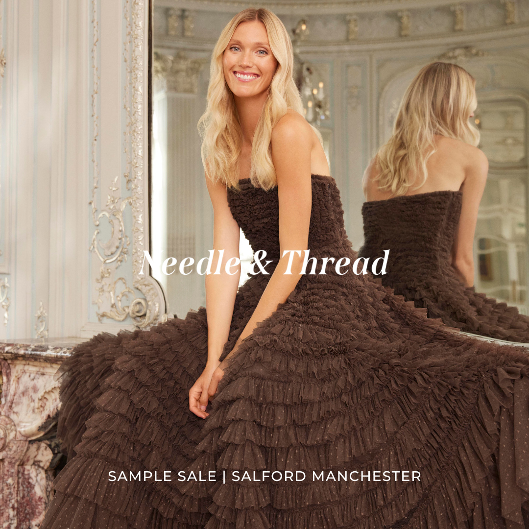 Book your ticket via the link in bio | Shop up to 70% off by Needle & Thread at the Concept Haus, Salford, Manchester.⁠
⁠
Globally recognised for its considered ranges of ready-to-wear, Needle & Thread was founded by Hannah Coffin in 2013.⁠
⁠
Known for its timeless pieces, Needle & Thread celebrates colour and femininity in the contemporary sector and takes inspiration from the English countryside, flowers and vintage finds.