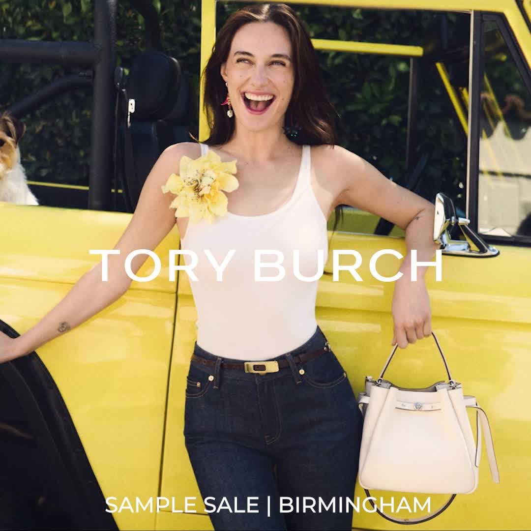 Birmingham, we’re back! This July, we’re bringing the Tory Burch sample sale to The Bond, Digbeth, Birmingham 🛍️⁠
⁠
On the 15th & 16th July, you’ll get the chance to enjoy exceptional savings on womenswear, footwear, handbags & accessories.⁠
⁠
Follow the link in our bio to book your free ticket & share this post with any friends who would love this sale!
