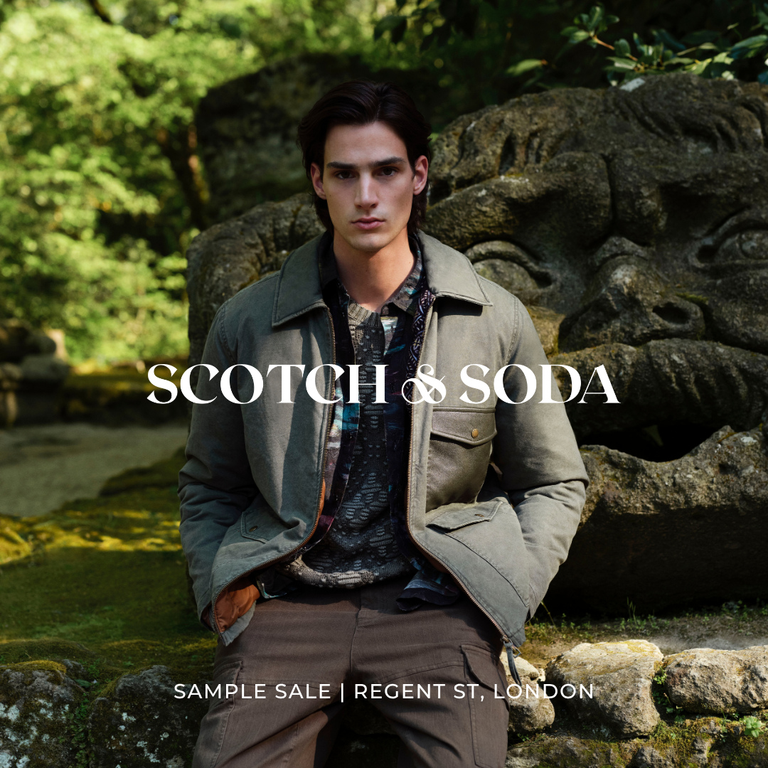 Scotch & Soda | Up to 80% off | Regent St, London⁠
⁠
Scotch & Soda celebrates the free spirit of Amsterdam, championing individuality, authenticity and the power of self-expression to create the unique - an attitude reflected in their designs.⁠
⁠
Book now via the link in bio.⁠