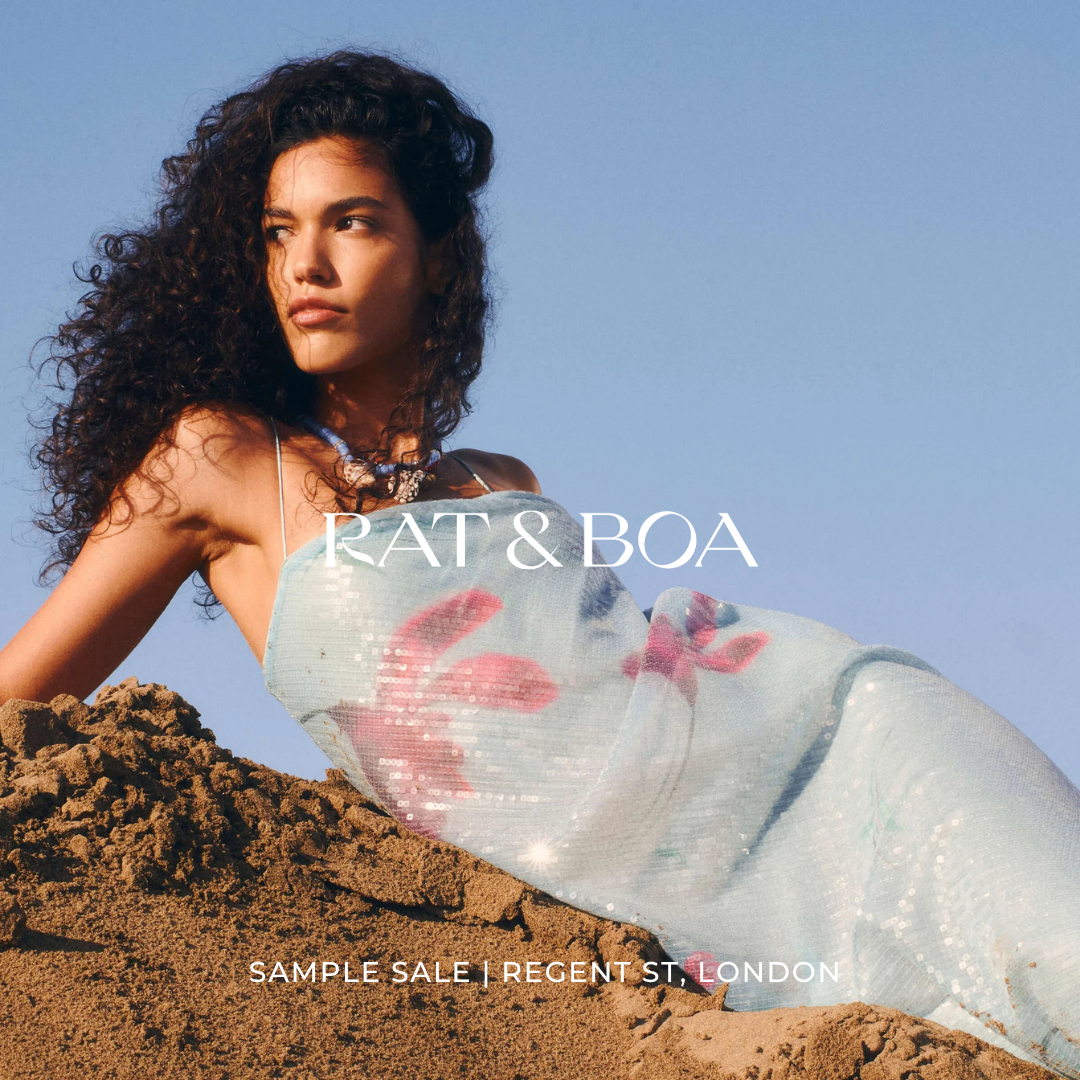 RAT & BOA | Up to 80% off | Regent Street⁠
⁠
RAT & BOA is a bold, effortlessly chic fashion brand that empowers women to express their individuality through distinctive designs and luxurious, contemporary styles. Known for its daring mix of femininity and rebellion, the brand celebrates confidence, freedom, and the art of personal style.⁠
⁠
Book now via the link in bio.