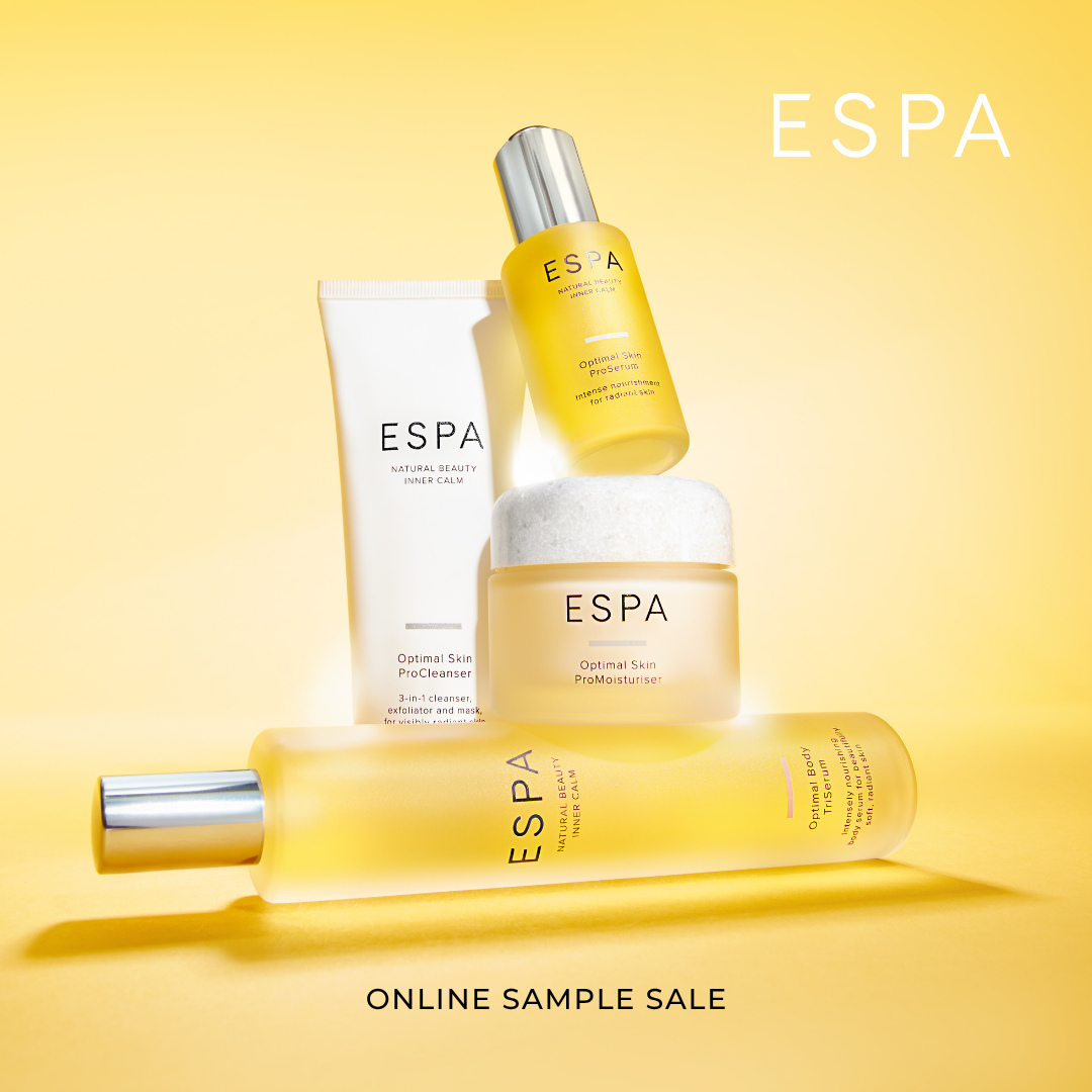 ESPA Online Sample Sale | Up To 70% off | Online Store⁠
⁠
ESPA creates skincare products made with natural ingredients that deliver visible, noticeable results. Their products feel great to use, with rich textures and pleasant scents, and they help keep your skin healthy and beautiful over time.⁠
⁠
Book now via the link in bio.