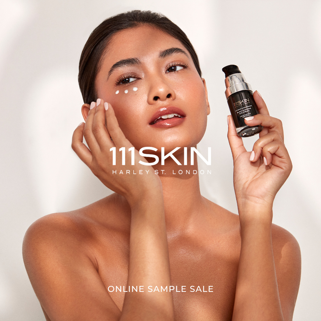 Online sample sale alert: 111SKIN ⁠
⁠
Enjoy 50% off everything! Including advanced skincare, masks and sets.⁠
⁠
Founded by globally renowned plastic surgeon Dr. Yannis Alexandrides, 111SKIN is renowned for delivering clinic-level results at home. ⁠
⁠
Book now via the link in bio.